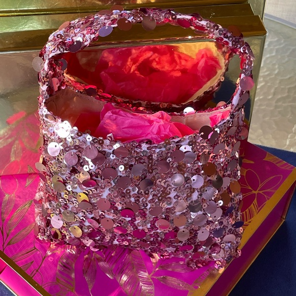 Sequin Pink Handbag - Picture 6 of 8
